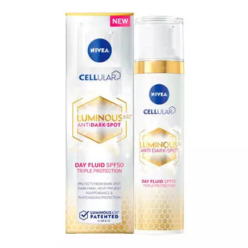 Крем-флюид для лица NIVEA LUMINOUS630 выравнивающий тон SPF50 дневной 40 мл