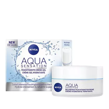 Крем-гель NIVEA AQUA SENSATION увлажняющий SPF-15 50 мл
