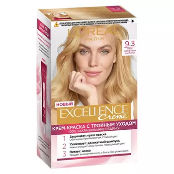 Крем-краска для волос LOREAL EXCELLENCE тон 9.3 Очень светло-русый золотистый