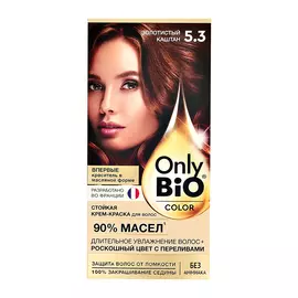 Крем-краска для волос ONLY BIO COLOR Тон 5.3 Золотистый каштан 115 мл