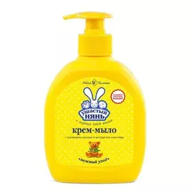 Крем-мыло жидкое УШАСТЫЙ НЯНЬ с оливковым маслом и экстрактом алоэ вера 300 мл
