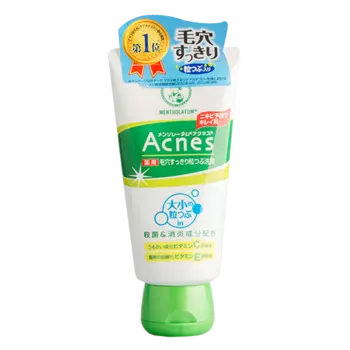 Крем-скраб для лица MENTHOLATUM ACNES очищающий против акне 130 г