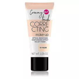 Крем тональный для лица BELL CREAMY TOUCH CORRECTING MAKE-UP тон 01 с эффектом увлажнения и разглаживания