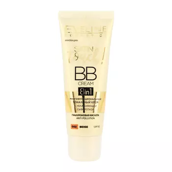 Крем тональный для лица EVELINE SATIN TOUCH BB CREAM тон 02 Beige с увлажняющей сывороткой