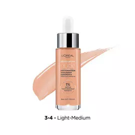 Крем тональный для лица LOREAL ALLIANCE PERFECT NUDE с гиалуроновой кислотой тон 3-4 light medium