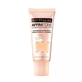 Крем тональный для лица MAYBELLINE AFFINITONE тон 02 Слоновая кость