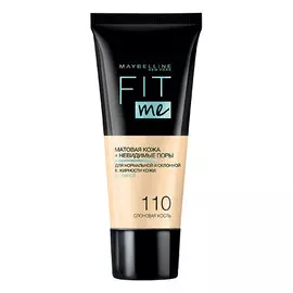 Крем тональный для лица MAYBELLINE FIT ME тон 110 слоновая кость