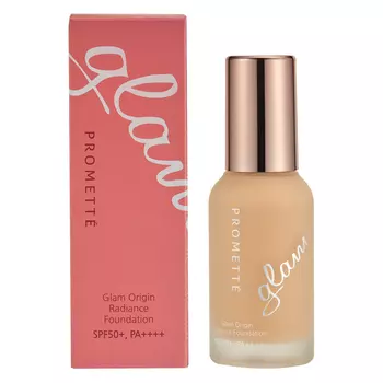 Крем тональный для лица PROMETTE GLAM ORIGIN RADIANCE FOUNDATION SPF 50+ тон 21