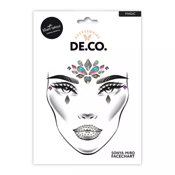 Кристаллы для лица и тела DECO. FACE CRYSTALS by Miami tattoos Magic