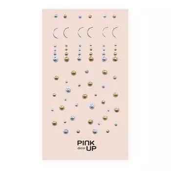 Кристаллы для ногтей PINK UP DECOR 3D переводные тон 793