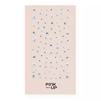 Кристаллы для ногтей PINK UP DECOR 3D переводные тон 874