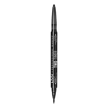 Лайнер для глаз NYX PROFESSIONAL MAKEUP TWO TIMER-DUAL EYELINER тон 01 Black