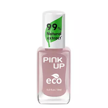 Лак для ногтей PINK UP ECO тон 01 с натуральными ингредиентами 11 мл