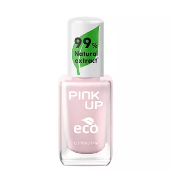 Лак для ногтей PINK UP ECO тон 02 с натуральными ингредиентами 11 мл