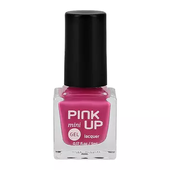 Лак для ногтей PINK UP MINI GEL с эффектом геля тон 14 5 мл