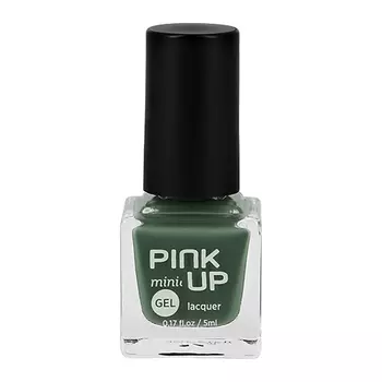 Лак для ногтей PINK UP MINI GEL с эффектом геля тон 18 5 мл