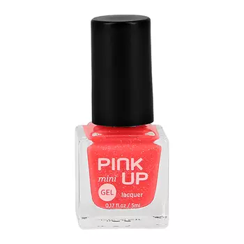 Лак для ногтей PINK UP MINI GEL с эффектом геля тон 25 5 мл