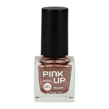 Лак для ногтей PINK UP MINI GEL с эффектом геля тон 46 5 мл