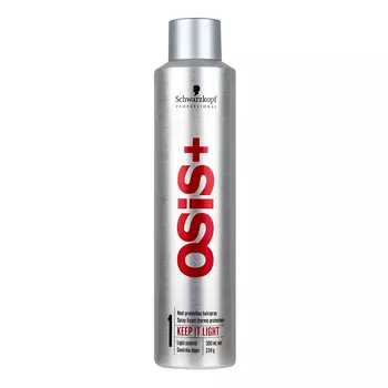 Лак для волос SCHWARZKOPF PROFESSIONAL OSIS KEEP IT LIGHT термозащитный 300 мл