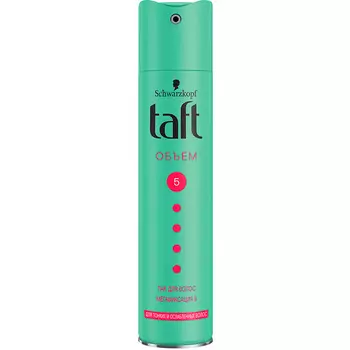 Лак для волос TAFT ОБЪЕМ для тонких волос мегафиксация 225 мл