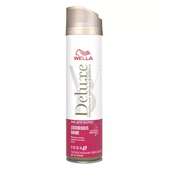 Лак для волос WELLA DELUXE LUXURIOUS SHINE Суперсильная фиксация 250 мл