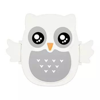 Ланч-бокс FUN owl blue premium
