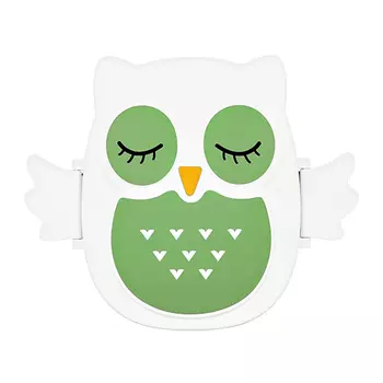 Ланч-бокс FUN owl green premium