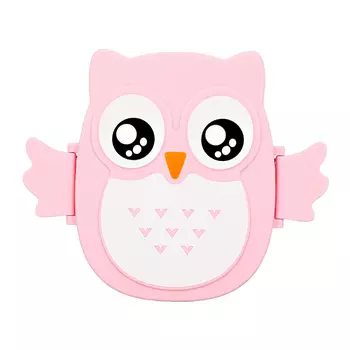 Ланч-бокс FUN OWL pink 16 см