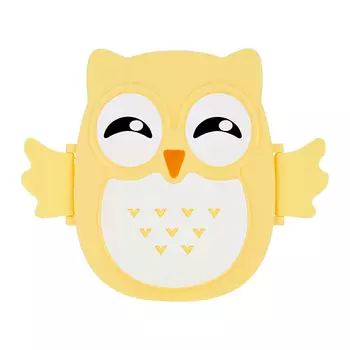 Ланч-бокс FUN OWL yellow 16 см