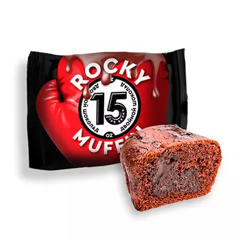 Маффин MR DJEMIUS ROCKY MUFFIN Двойной шоколад 55 г