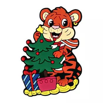 Магнит LADY PINK резиновый