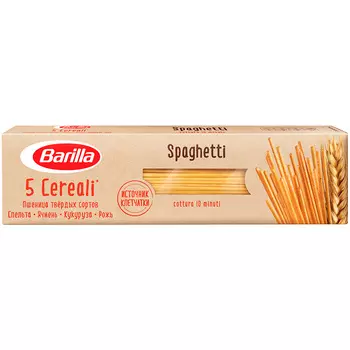 Макаронные изделия BARILLA Спагетти 5 злаков 450 г