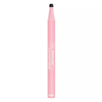 Маркер для глаз SODA STAR STAMP MARKER в форме звезды тон 001 black cult