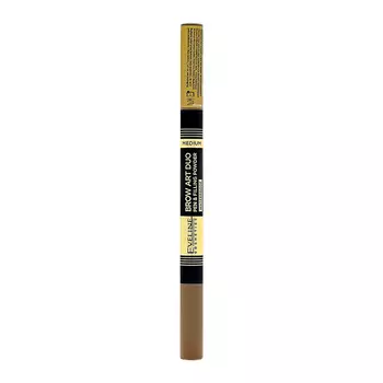 Маркер и пудра для бровей EVELINE BROW ART DUO тон 02 medium