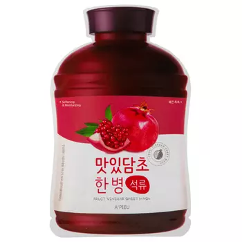 Маска для лица APIEU FRUIT VINEGAR с экстрактом граната 20 г