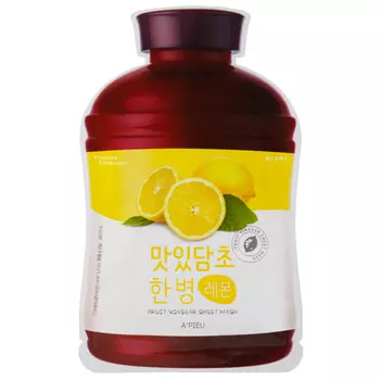 Маска для лица APIEU FRUIT VINEGAR с экстрактом лимона 20 г
