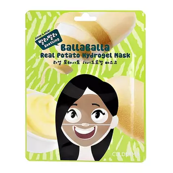 Маска для лица CELDERMA гидрогелевая с экстрактом картофеля успокаивающая 24 г
