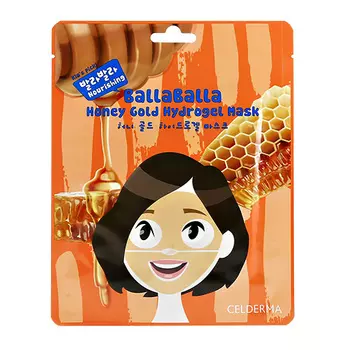 Маска для лица CELDERMA гидрогелевая с экстрактом меда питательная 24 г