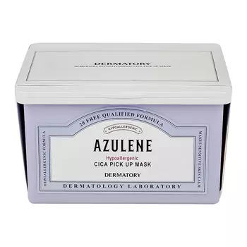 Маска для лица DERMATORY с экстрактом центеллы азиатской успокаивающая и увлажняющая 30 шт