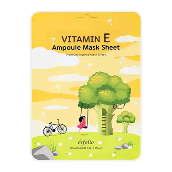 Маска для лица ESFOLIO с экстрактом брокколи и витамином Е питательная 25 мл