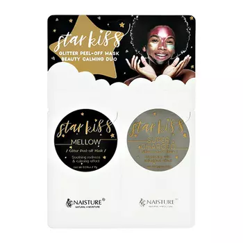 Маска-пленка для лица NAISTURE STAR KISS успокаивающая, для сияния кожи 7 г x 2 шт