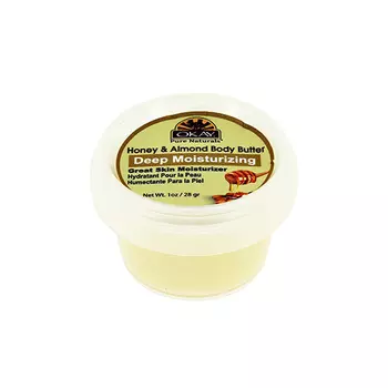 Масло для тела твердое OKAY Мед и миндаль твердое 28 г