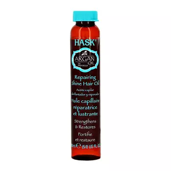 Масло для волос HASK ARGAN OIL для восстановления и придания блеска волосам 18 мл