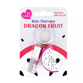 Масло и бальзам-брелок для губ LP CARE Питахайя 2 г и 5 мл