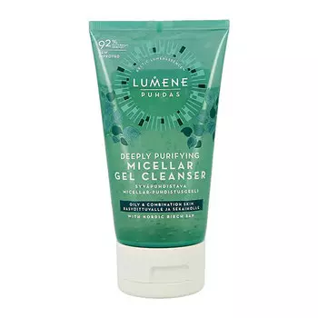Мицеллярный гель для лица LUMENE PUHDAS для глубокого очищения для жирной и комбинированной кожи 150 мл