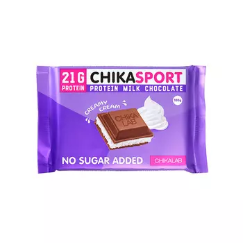 Молочный шоколад CHIKALAB со сливочной начинкой 100 г