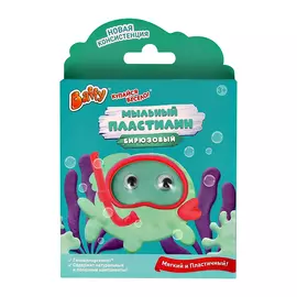 Мыльный пластилин BAFFY детский бирюзовый 35 г