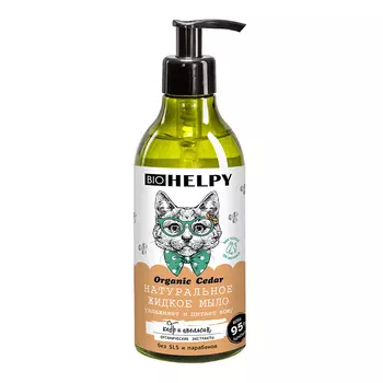 Мыло жидкое BIOHELPY натуральное Кедр и апельсин 400 мл