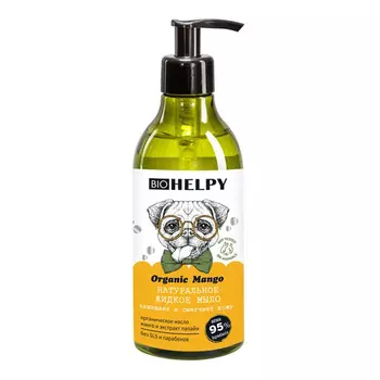 Мыло жидкое BIOHELPY натуральное Папайя и манго 400 мл