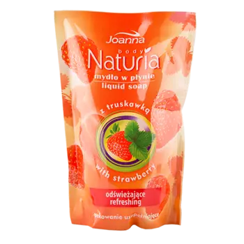 Мыло жидкое JOANNA NATURIA BODY Клубника смен блок 300 мл